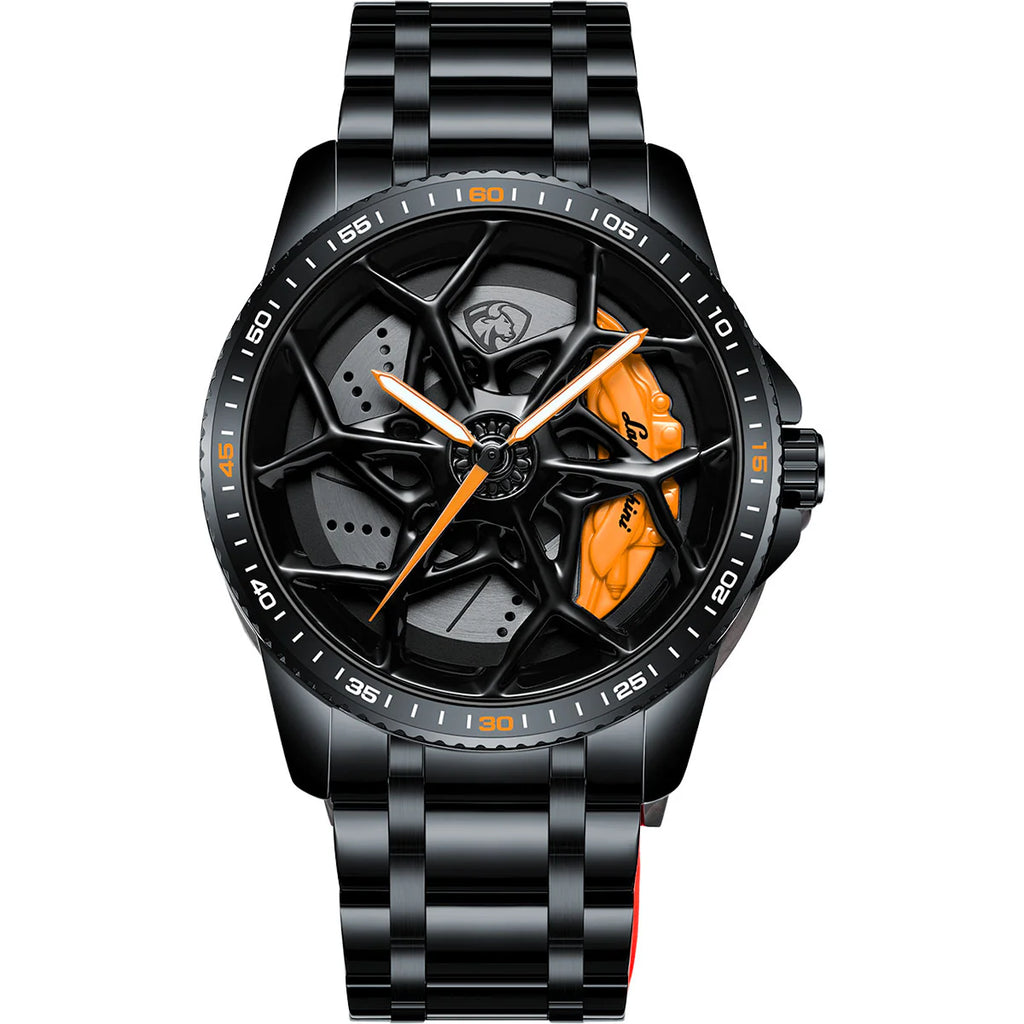 VORTEXA™ Lamborghini SV Spinning Wheel Watch – Power Meets Precision