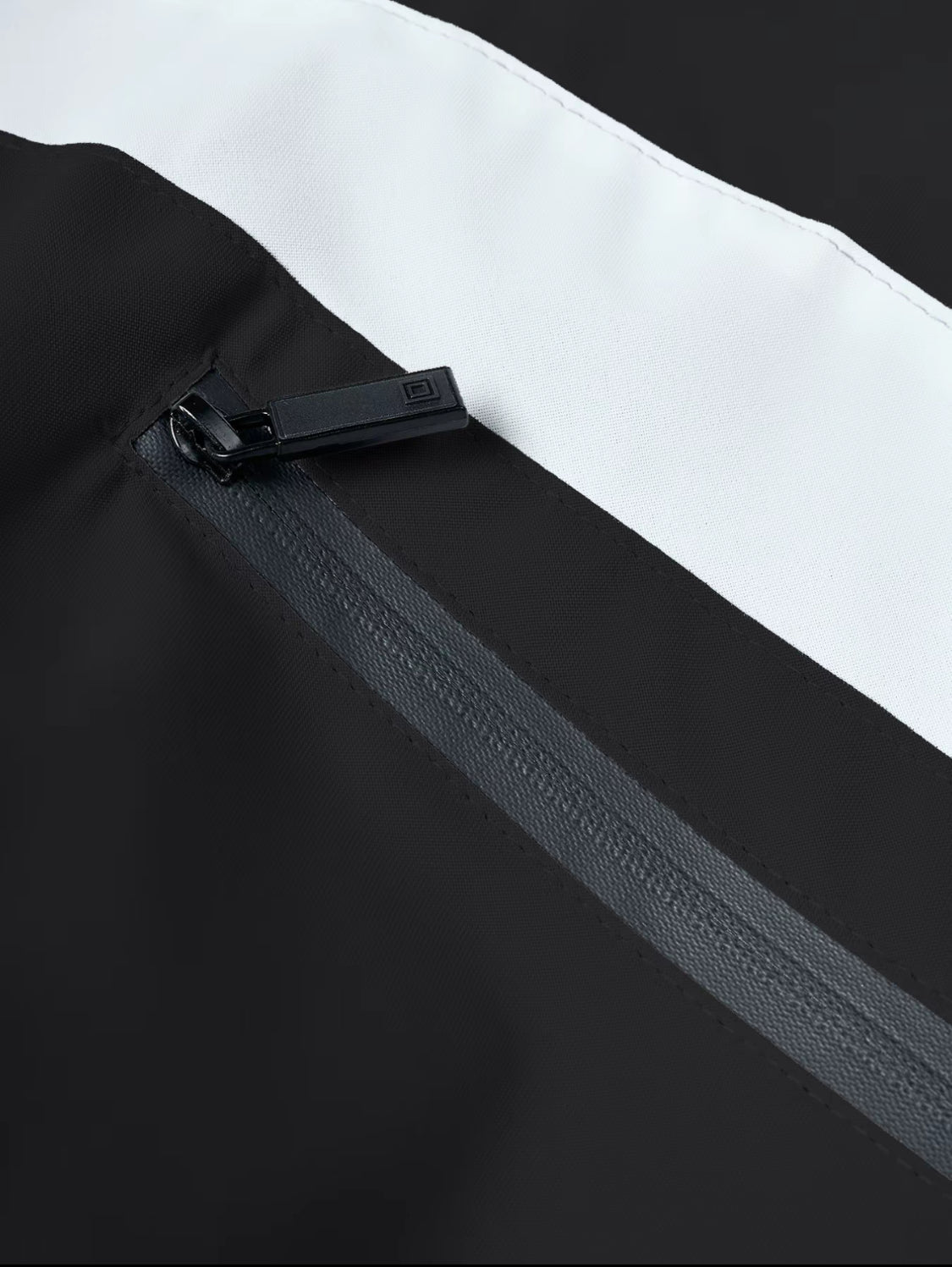 VORTEXA™ Men’s Windbreaker Jacket – Black & White Streetwear