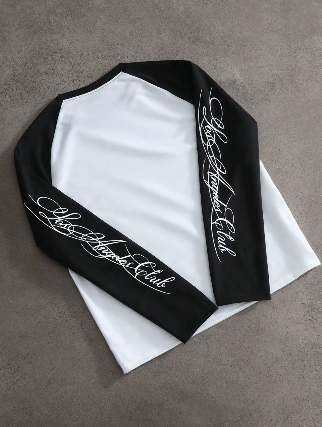 VORTEXA™ Raglan Long Sleeve – Y2K Streetwear | Black & White