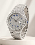Mosae Watch – Arabic Numerals | Silver